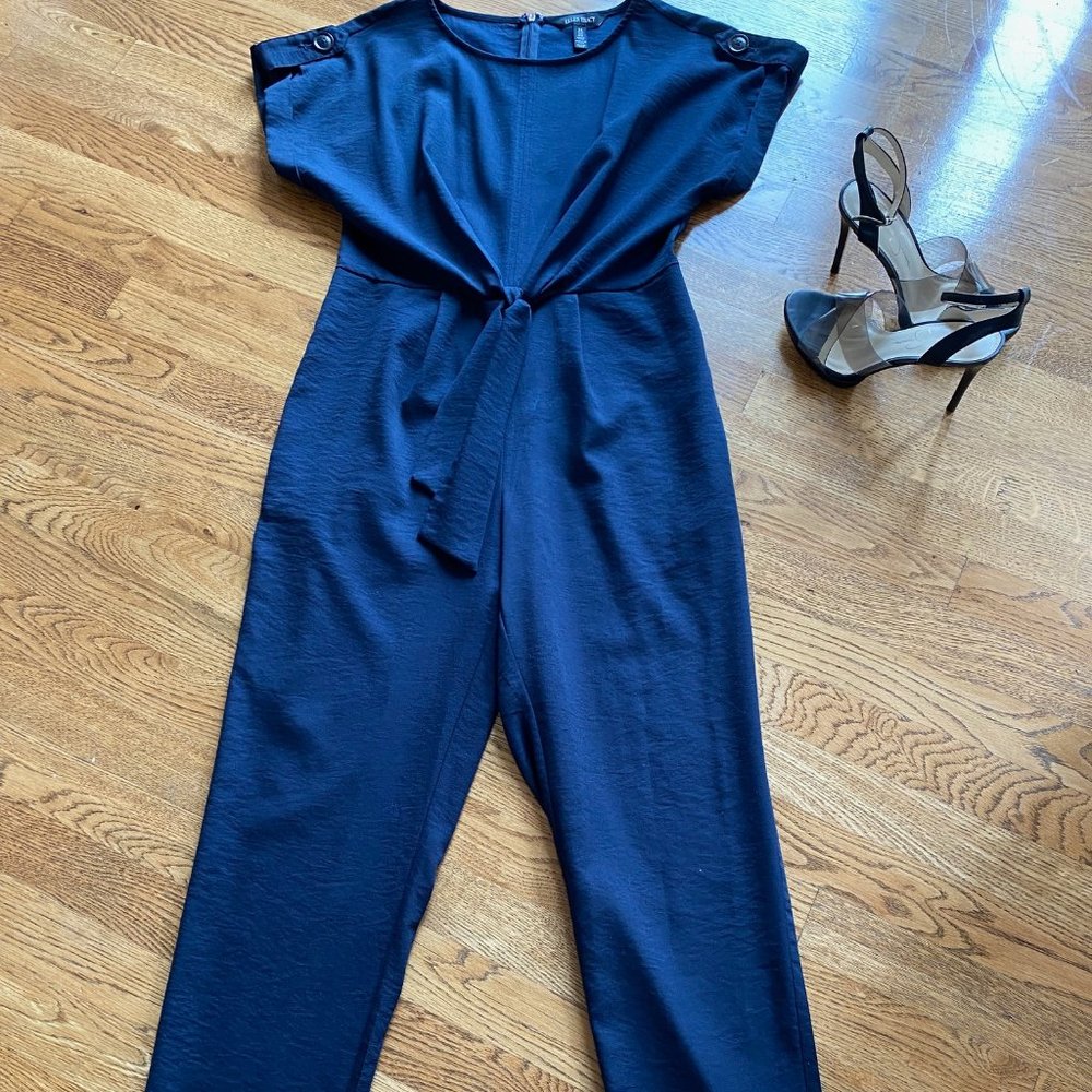 Black jumper with cinched waist - Size 2